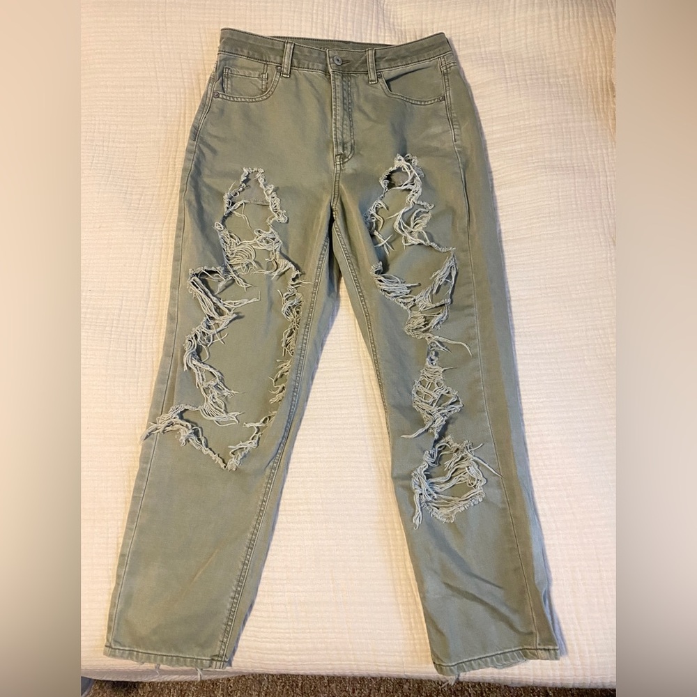 distressed American Eagle jeans